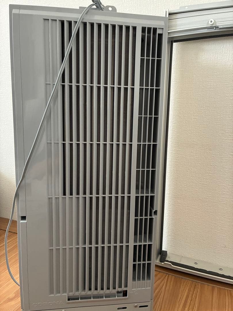 美品CORONA 窓用エアコン CW-FA1623R イオン搭載 リモコン付き