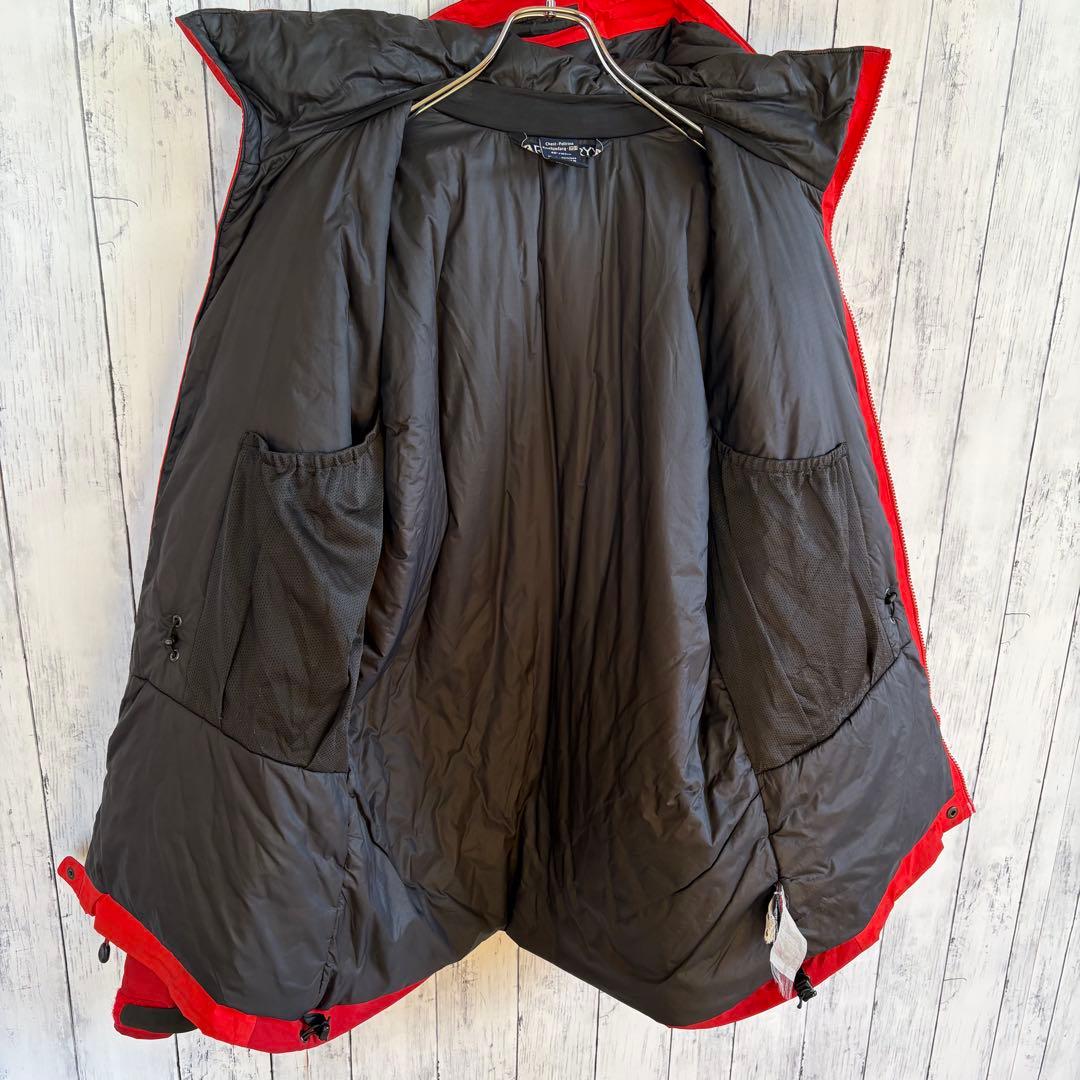 旧タグ アークテリクス FISSION SV プリマロフト 中綿ジャケット 赤