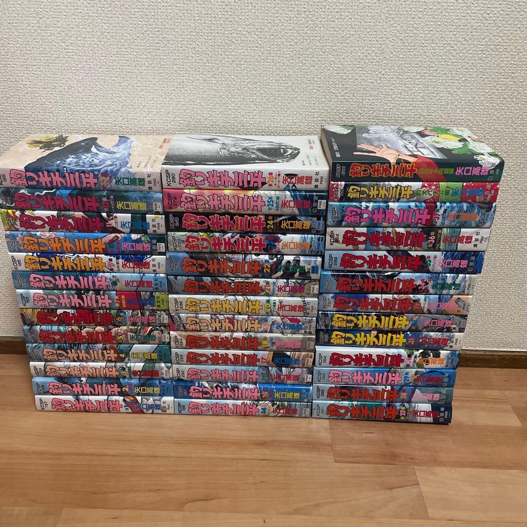 釣りキチ三平　ワイド版　1〜37巻　全巻　関連本2冊