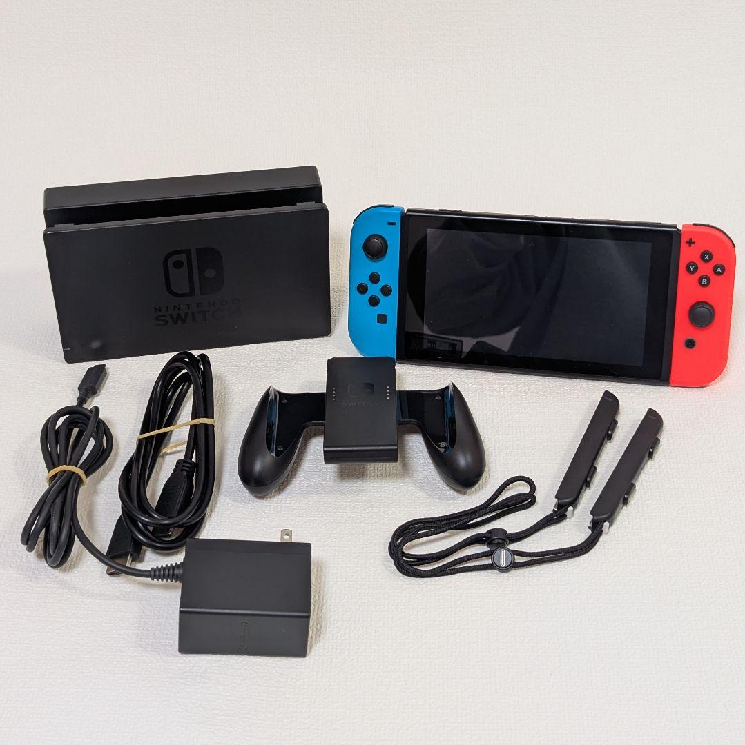 Nintendo Switch 本体 ジョイコン ドック グリップ 美品