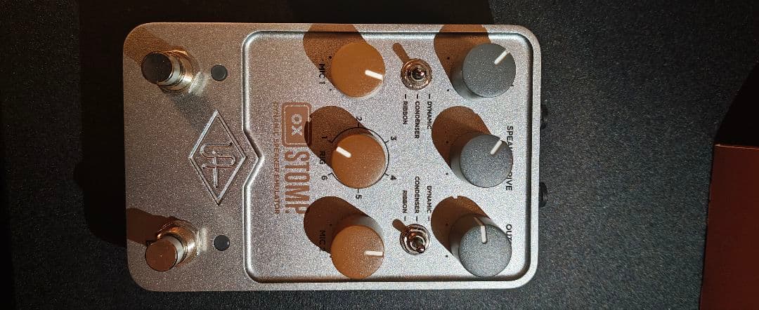 OX STOMP ギターエフェクター シルバー