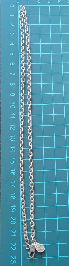 サード 型番DBI 長さ45cm 幅4mm あずきネックレスチェー　ペンダント