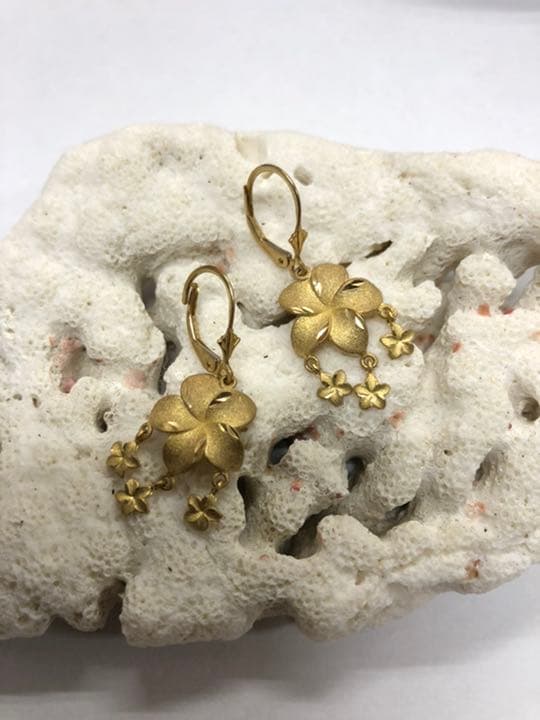 ハワイアンジュエリー　14k ピアス
