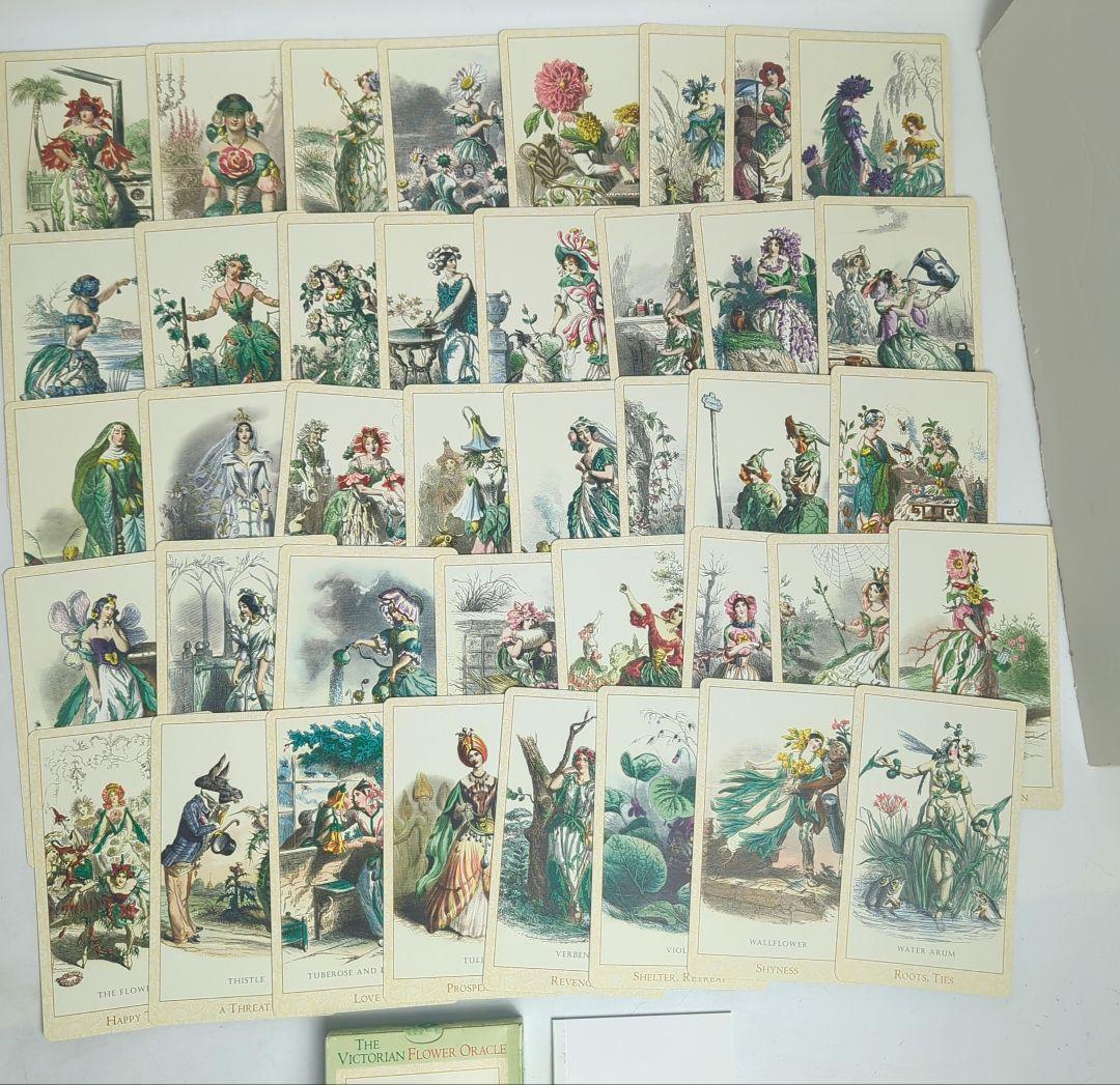 絶版　希少　ヴィクトリアン・フラワー　タロットカード　カレン・マホニー　未使用品