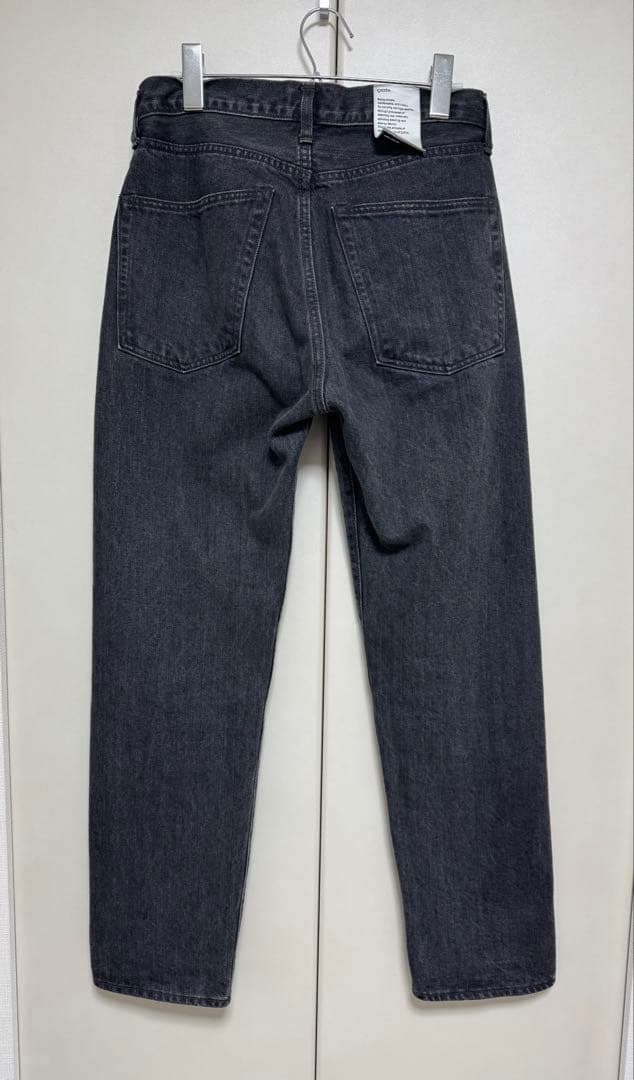CIOTA シオタ テーパードデニム ミディアムブラック サイズ30