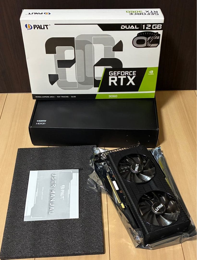 【中古】Palit GeForce RTX3060 12GB