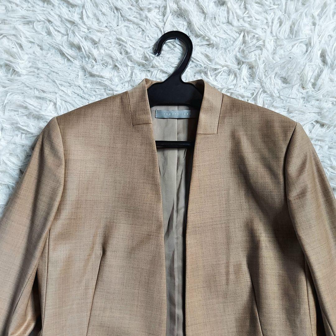 [美品]セオリーリュクス　EXECUTIVE　パンツスーツ　ブラウン系　サイズ別