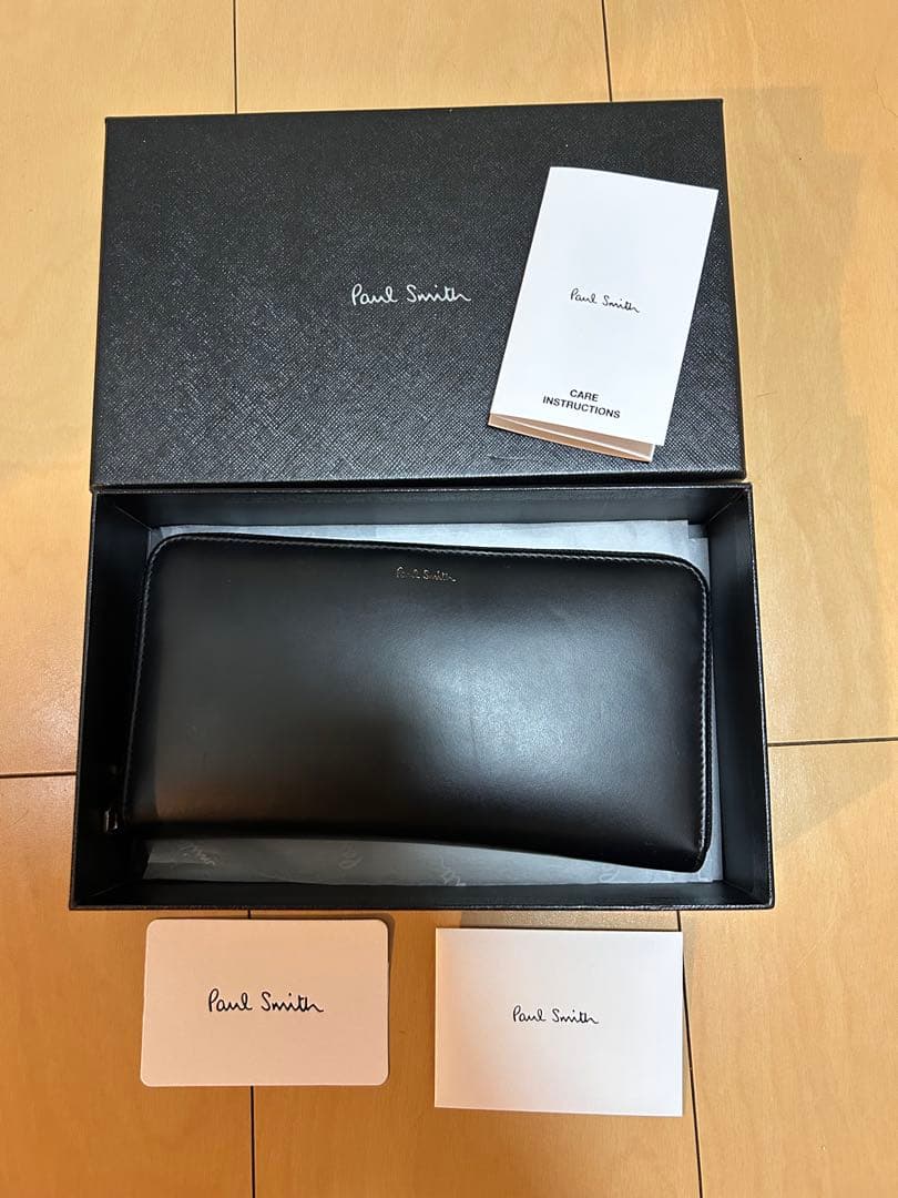 Paul Smith ブラック 長財布　美品