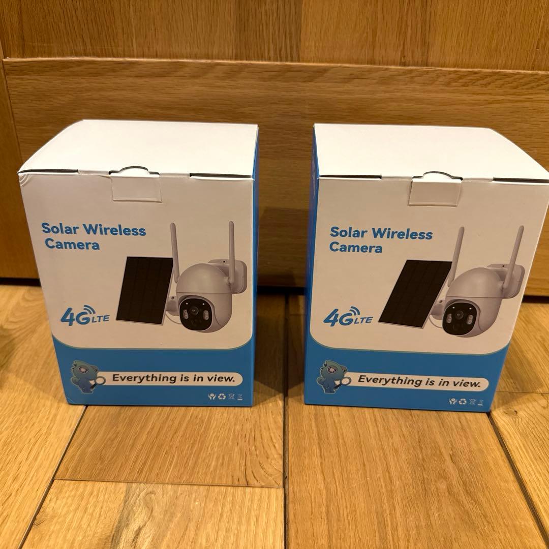 Solar Wireless Camera 4G LTE 2台セット