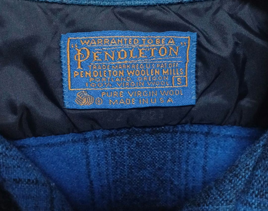 ペンドルトン 70s ボードシャツ シャドウチェック usa製 S