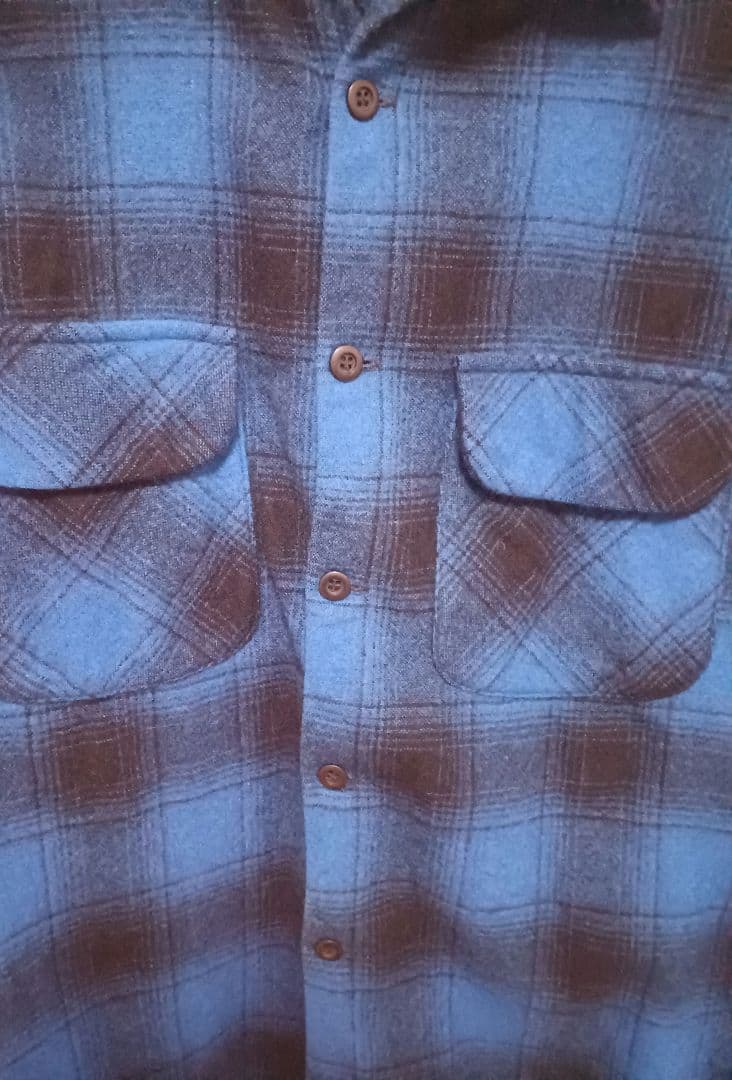 ペンドルトン 70s ボードシャツ シャドウチェック usa製 S