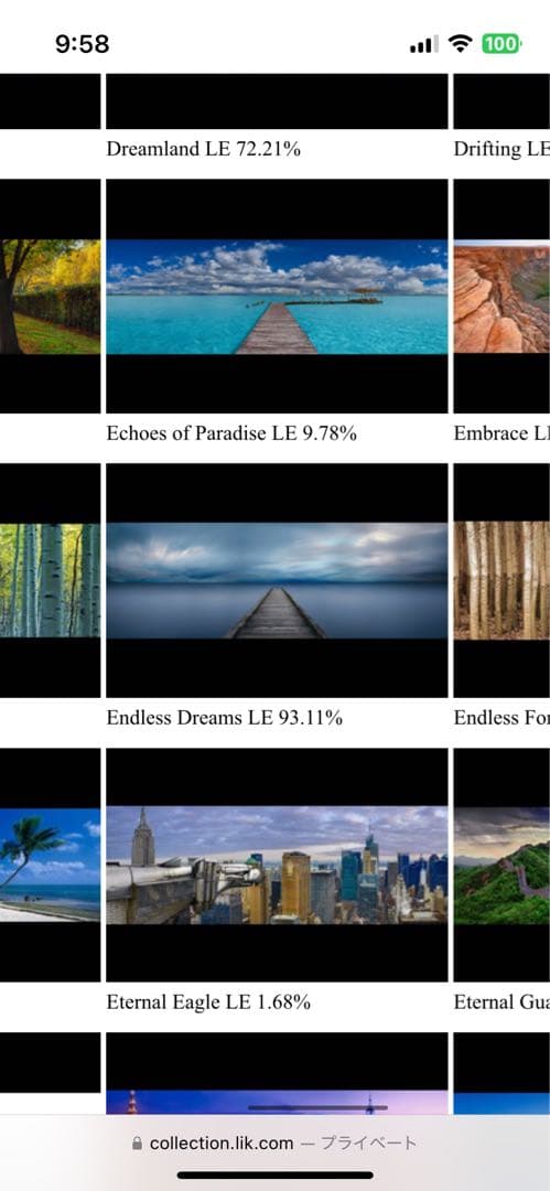 ピーターリック Peter Lik 『endless dreams』