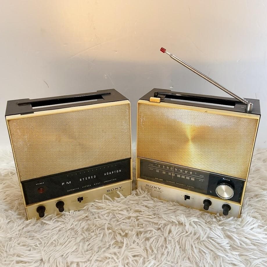 希少！ SONY 8F-38 トランジスタラジオ ステレオアダプタ STA-38