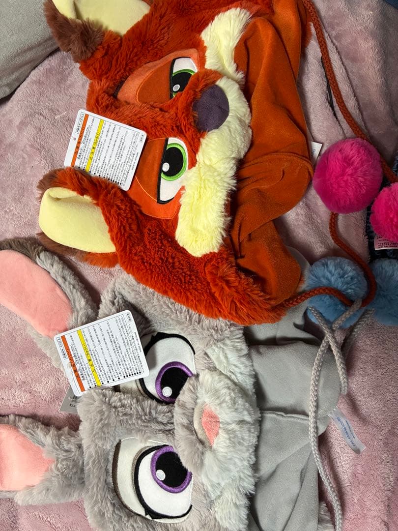 E*読様 ニック・ワイルドとジュディ・ホップスの帽子セット