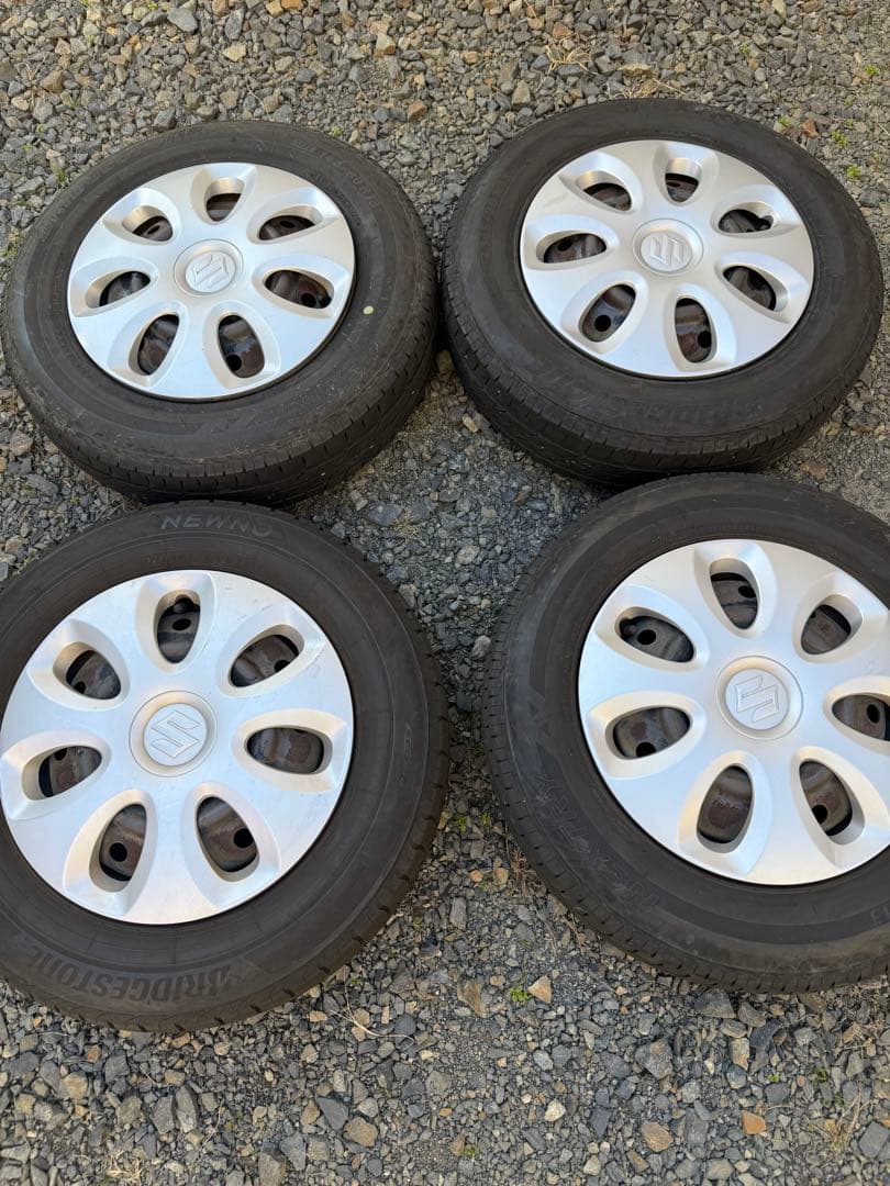 145/80R13 スズキ純正ホイールセット