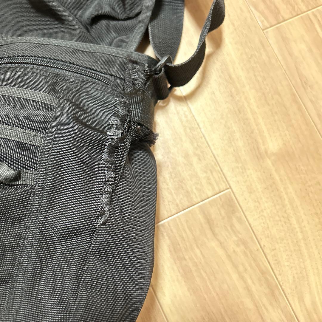 old stussy ステューシー　ブラック黒メッセンジャーバッグ　古着　y2k