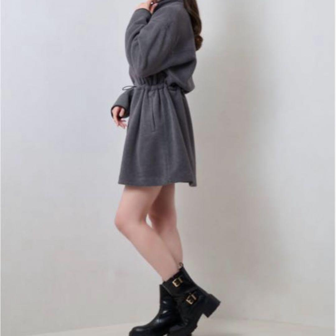ハーリップトゥー Flight Mode Fleece Mini Dress