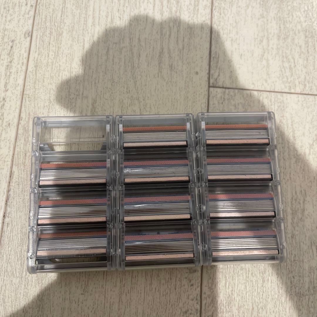 レディース剃刀 替え刃 10個入り 透明ケース付き