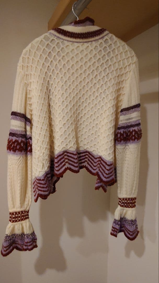 トップス Mame Kurogouchi Lace Knitting Cardigan