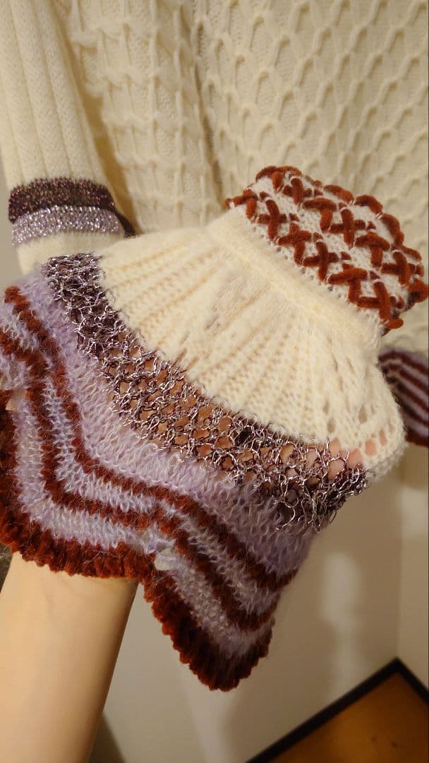 トップス Mame Kurogouchi Lace Knitting Cardigan