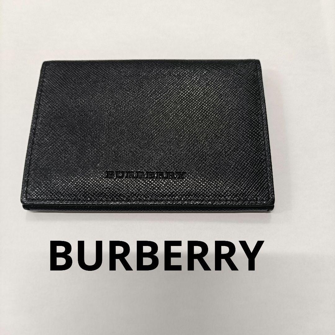 新品未使用　BURBERRY　サフィアーノレザー　名刺入れ