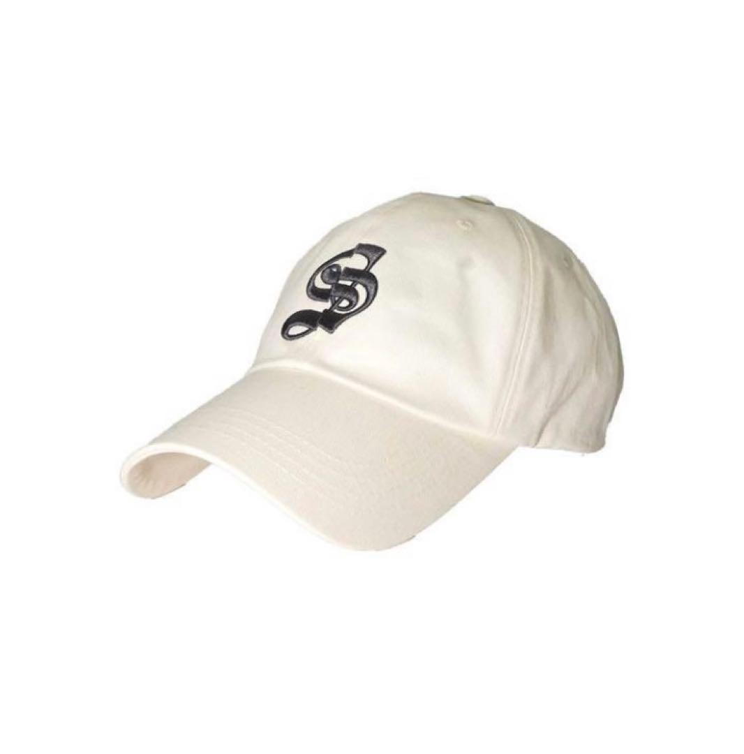 theredthread S logo cap scarlet wh×gry