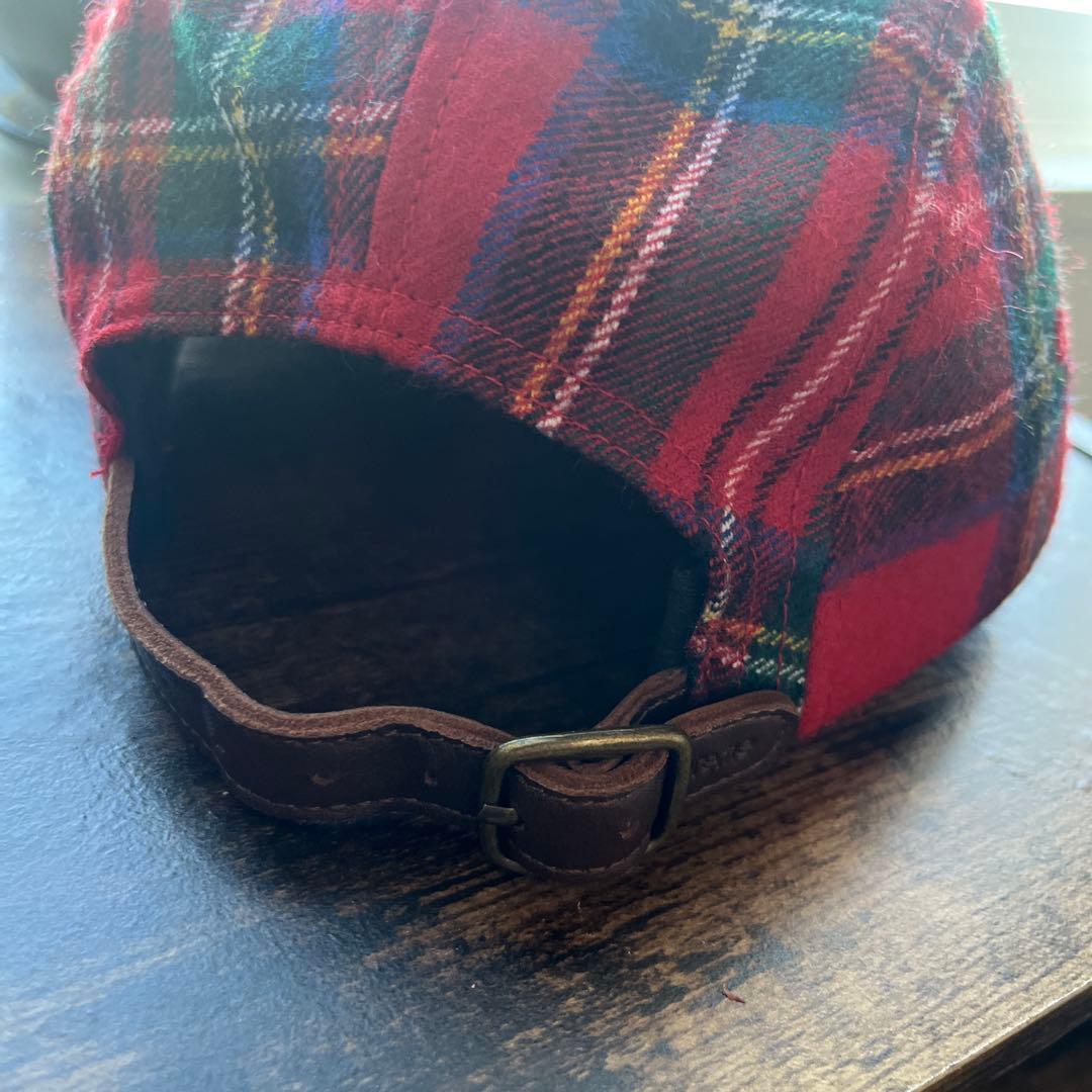 Supreme チェック柄キャップ