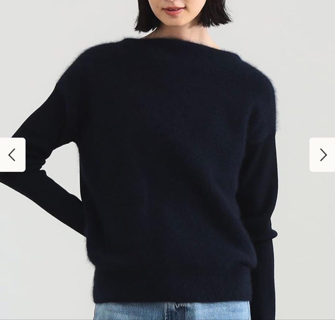 Demiluxe beams フラッフィーニット　ライトグレー