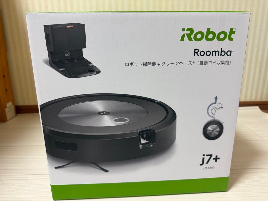 新品未開封iRobot Roomba j7+ j755860⭐︎おまけ付き