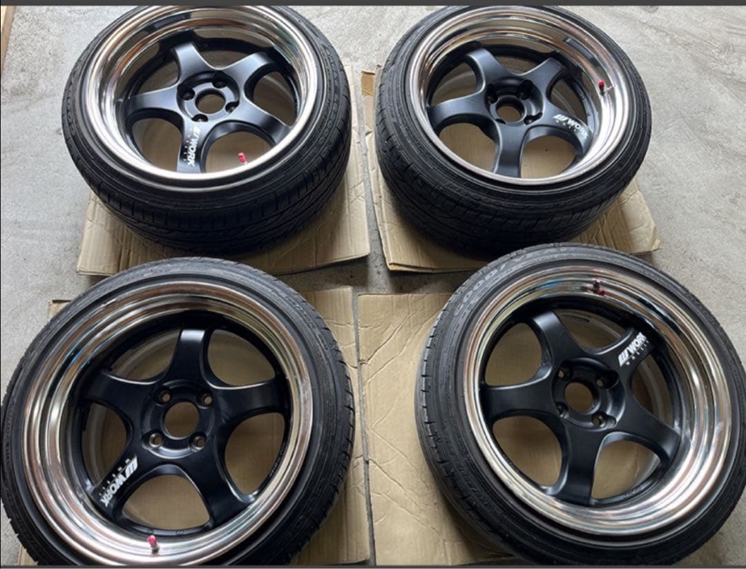 ワークマイスター　16インチ 8.0J+26 8.5J+38 100-4穴