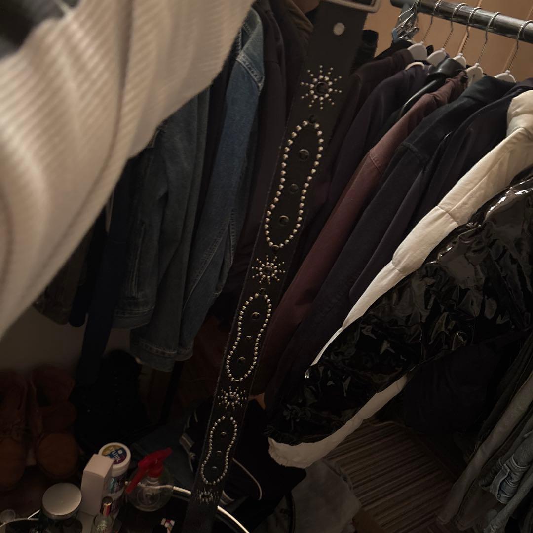 A'GEM『A'gem/エージェム』　ピーナッツスタッズベルト　本革　HTC似