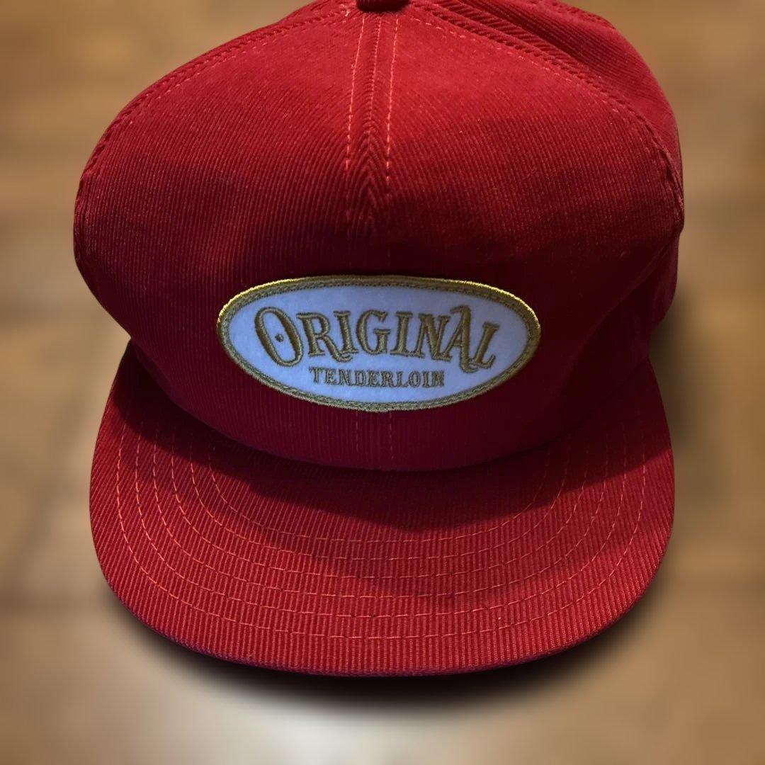 テンダーロイン　コーデュロイワッペンキャップ