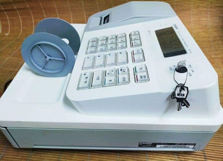 カシオレジスター　SE-G1　中古品　人気機種感熱紙　送料無料　000034