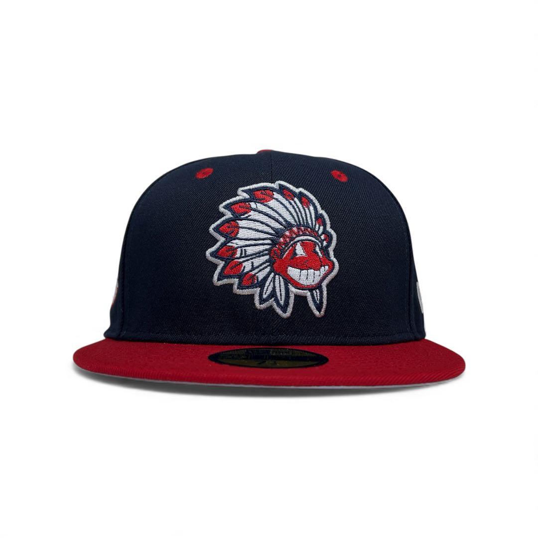 NEW ERA 59FIFTY インディアンス ドレス ワフー酋長 レア N58