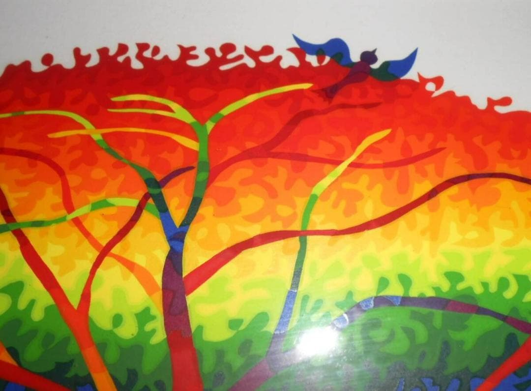 靉嘔 Ay-o 「A happy rainbow colors tree」