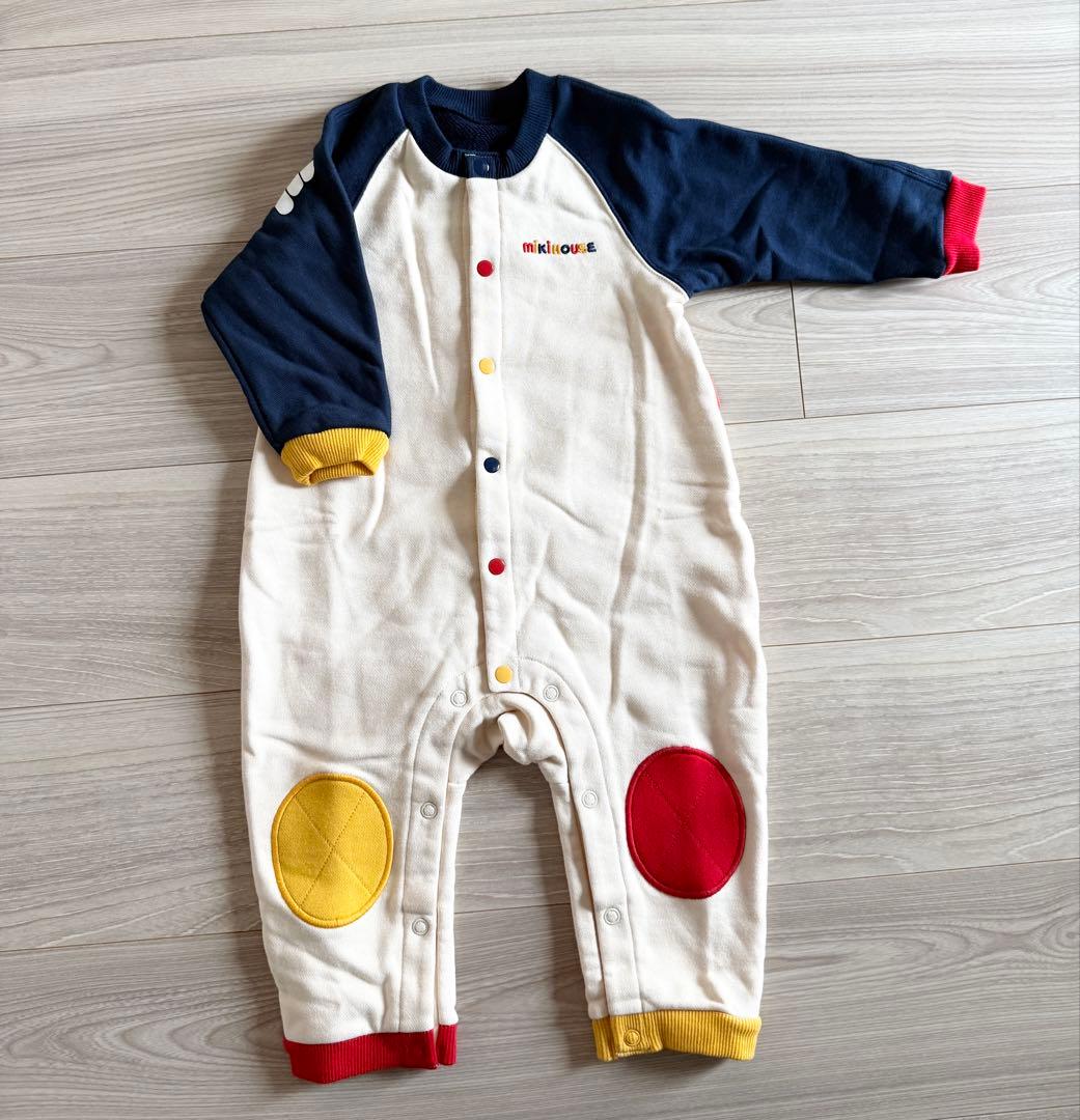 新品未使用 ミキハウス カバーオール80cm