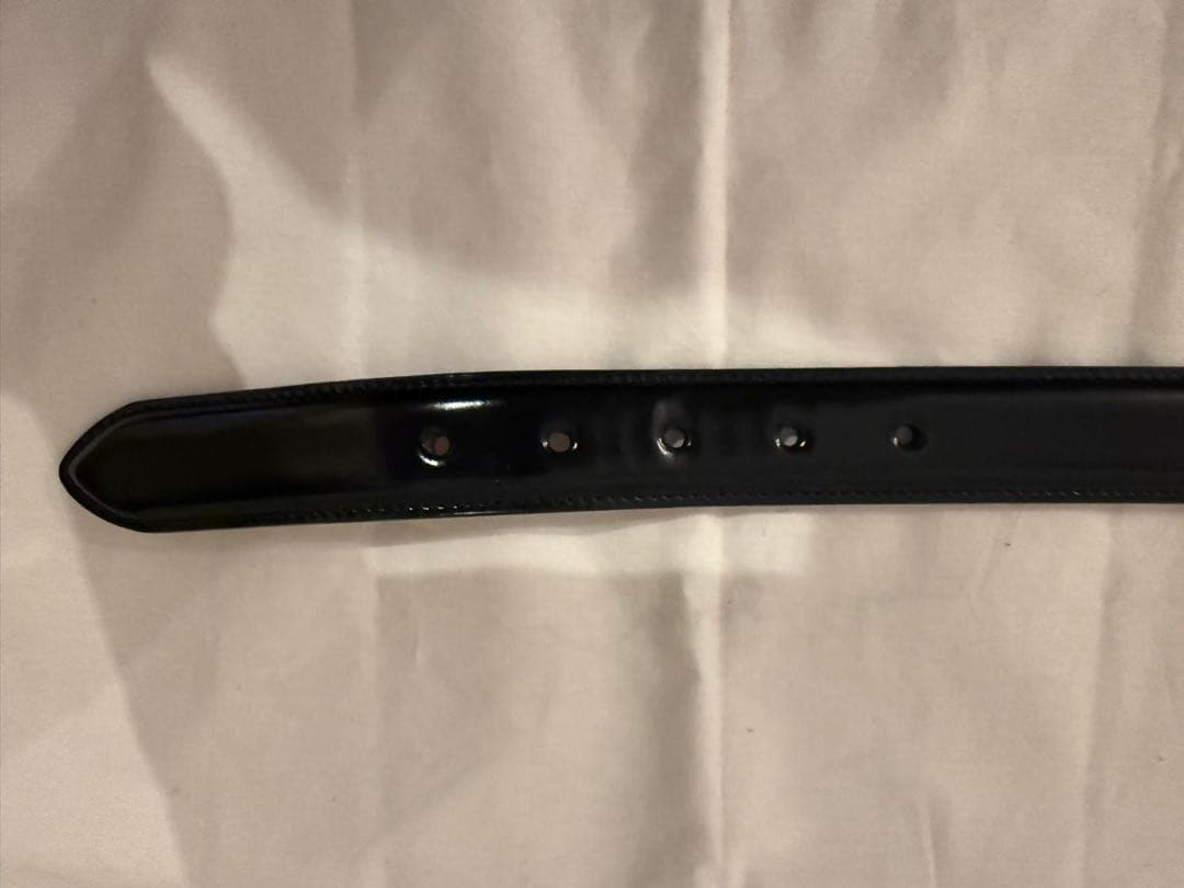 J.PRESS コードバン馬革 日本製ブラックベルト美品 2/12金で一時停止