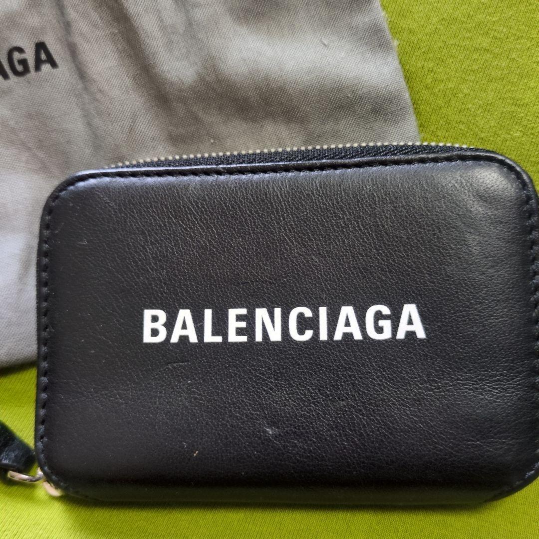 BALENCIAGA ブラック ケース 巾着袋付き