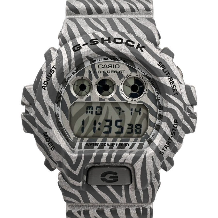 プ*チ様 激レア/極美品 G-SHOCK DW-6900ZB-8JF ゼブラ柄
