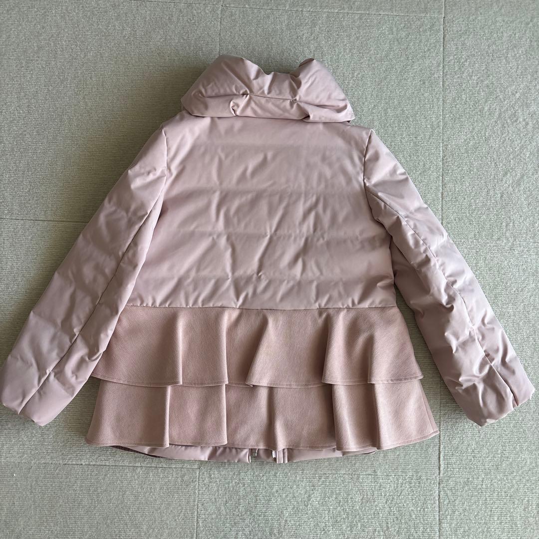 【新品タグ付き】ローズティアラ　リボン襟ダウンコート　ピンク