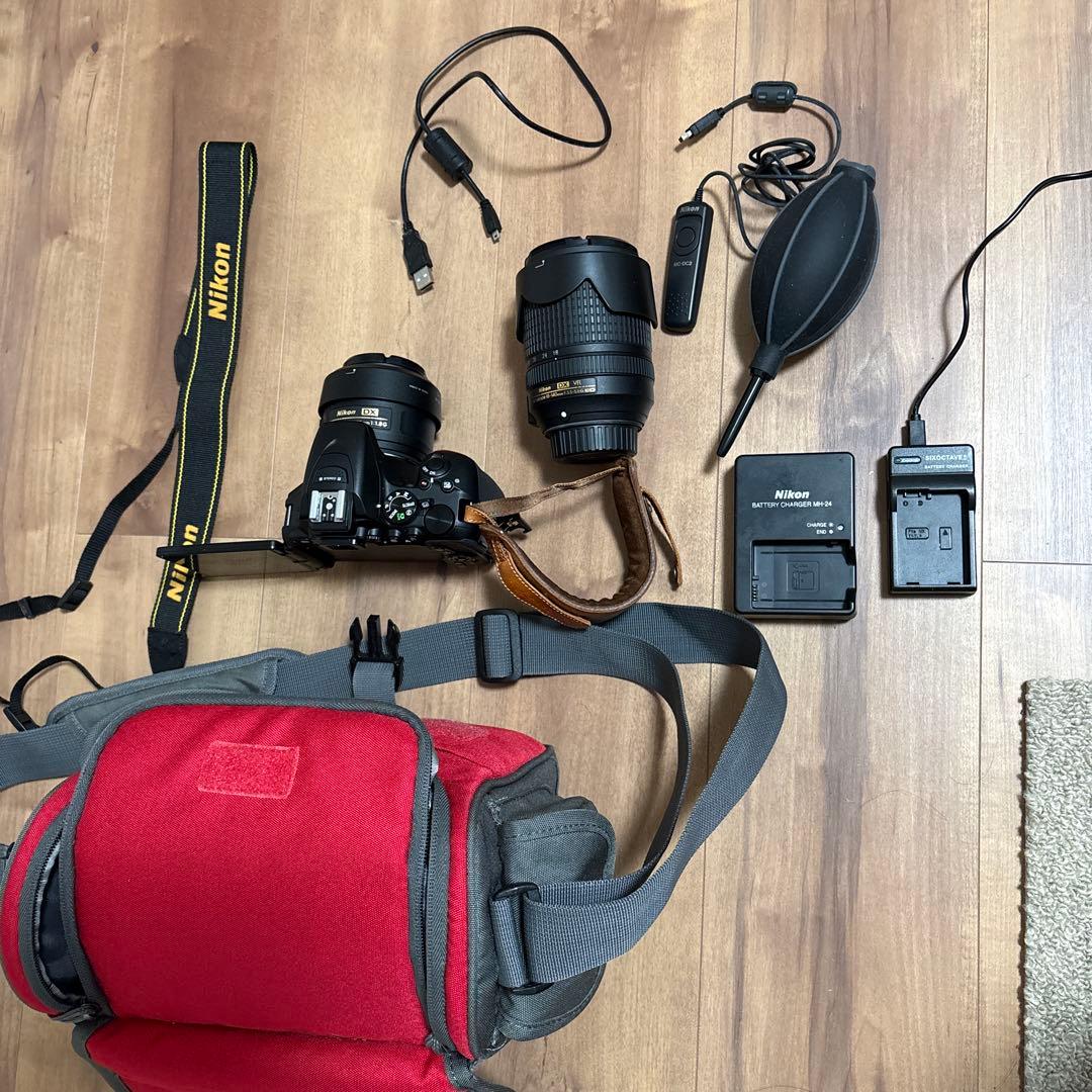 【美品・単焦点&ズームレンズ・付属品多数】Nikon D5500 デジタル一眼