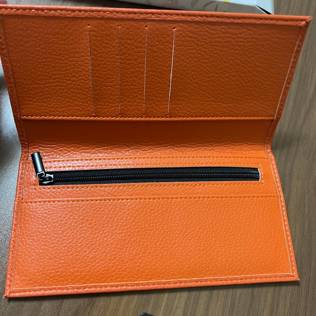 皇居財布　オレンジ