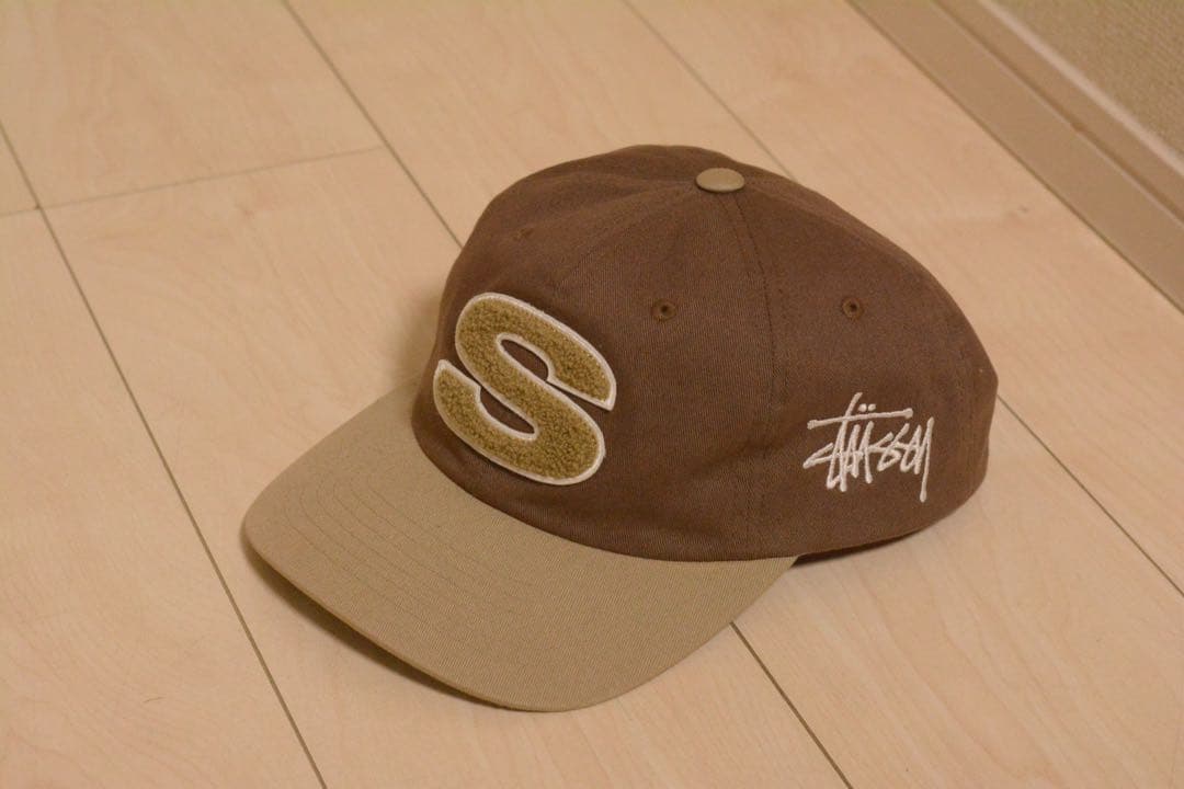 STUSSY Chenille S Low Pro Cap ブラウン