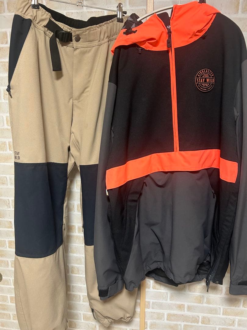 エアブラスター スノーボード ウェア 上下セットLサイズ