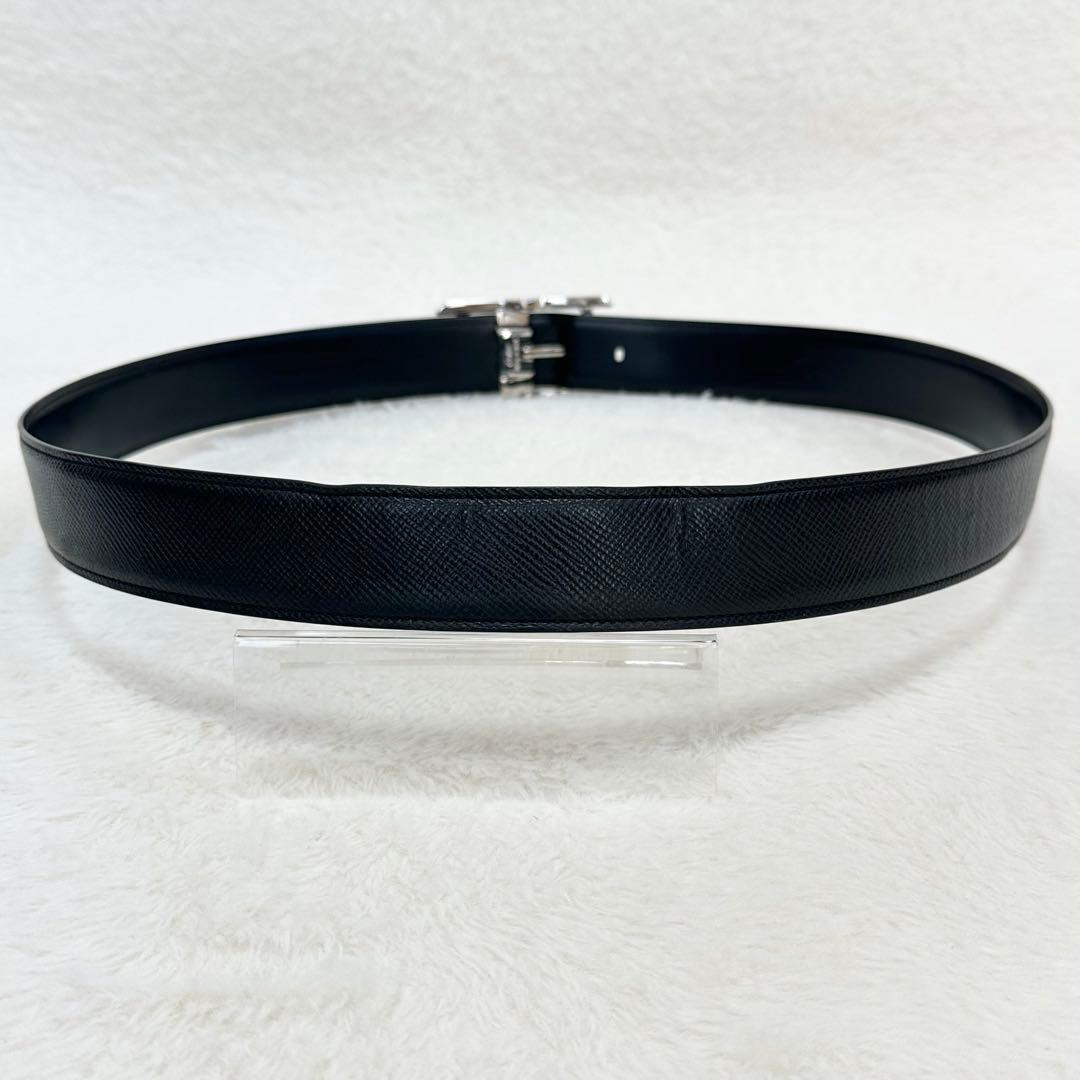 Cartier カルティエ タンクバックル ベルト シルバー ブラック レザー