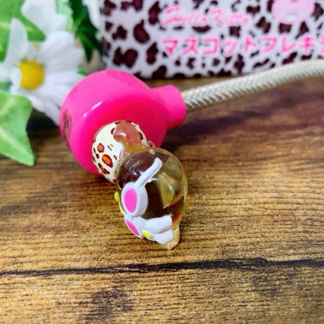 J*_様 ⭐︎希少激レア⭐︎日焼けキティ　ハイビスカス　ヒョウ柄マスコットフレキ