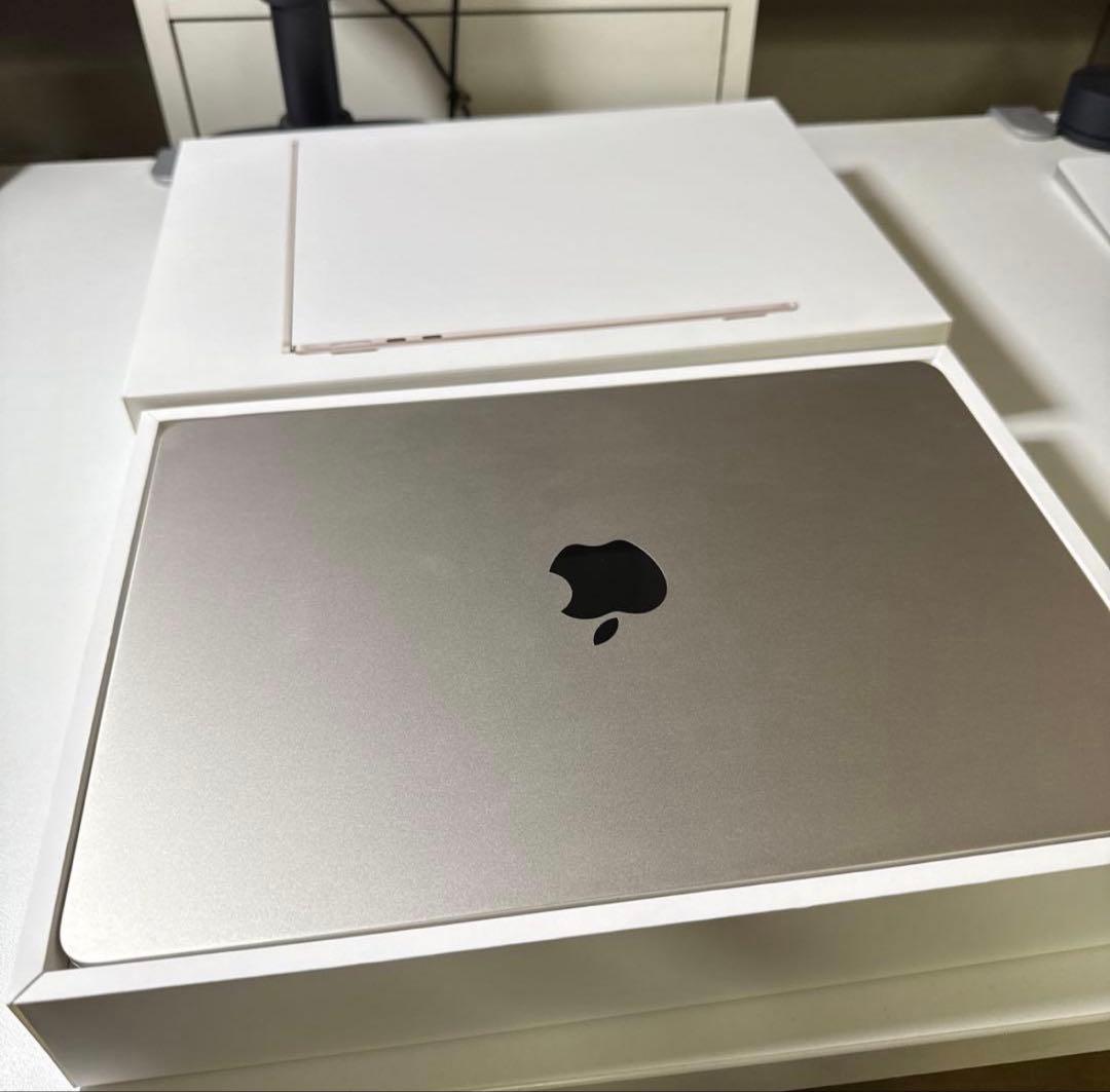 オ*ズ様 MacBook Air M3 2024 16GB 1TB スターライト
