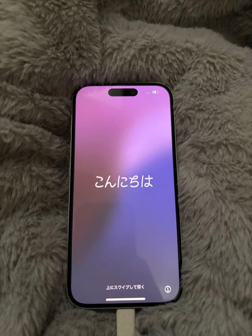 iPhone16 128GB白 外カメ割れ 内カメ不良