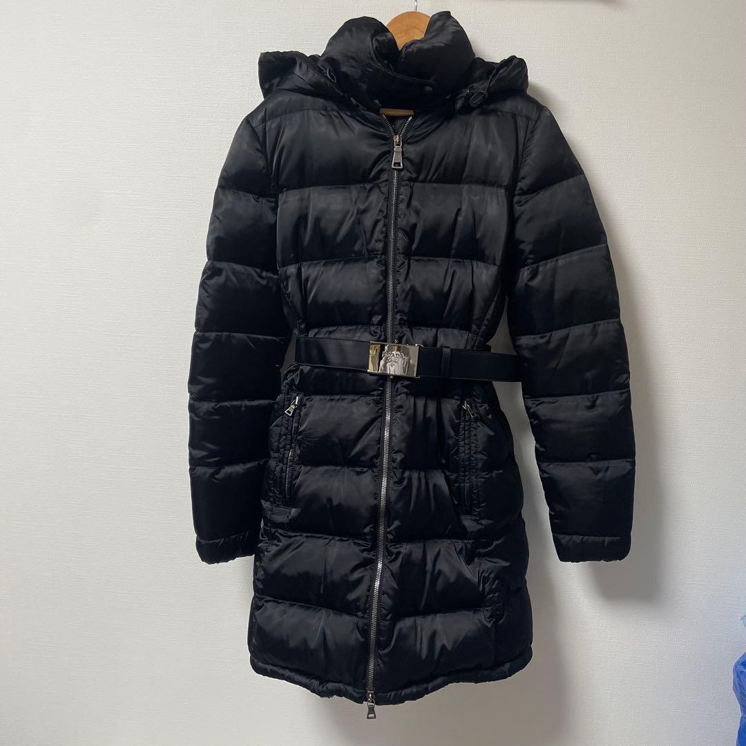 プラダ　ダウン　ロング　ベルト　ブラック　XL相当　サイズ42