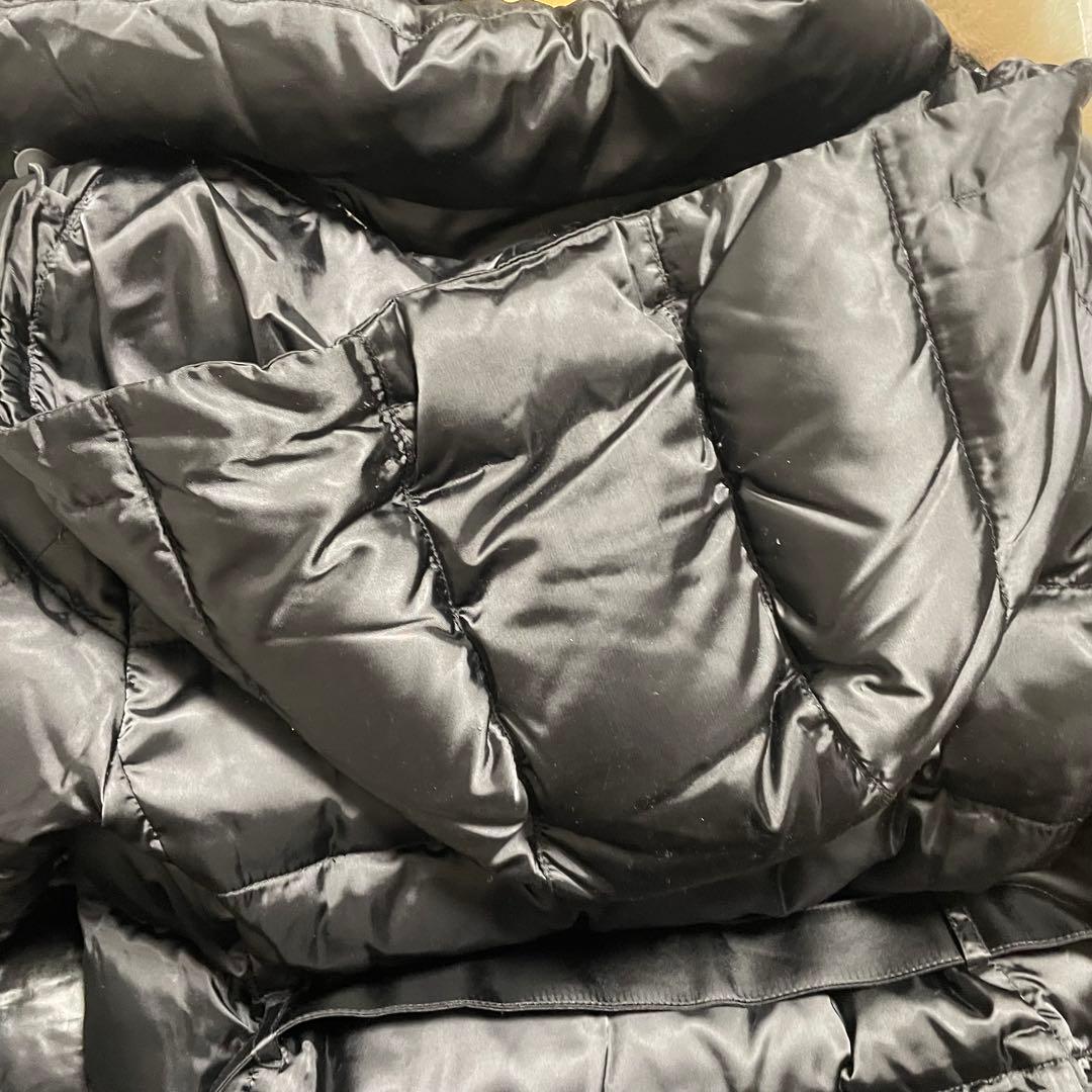 プラダ　ダウン　ロング　ベルト　ブラック　XL相当　サイズ42